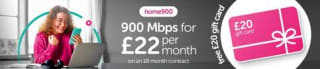 toob 900Mbps Full Fibre Broadband £22 per month with £20 Amazon Gift Card