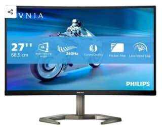 Monitor Philips Evnia 27M1C5200W/00 27" LED FullHD 240Hz Curvo por 149€