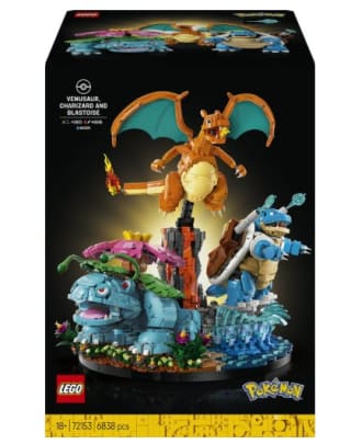 LEGO Pokémon Venusaur, Charizard en Blastoise - 72153 voor €499 bij Bol.