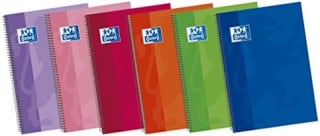 Oxford Classic 100430163 Pack de 5 cuadernos espiral Fº por 7,37€ en Amazon