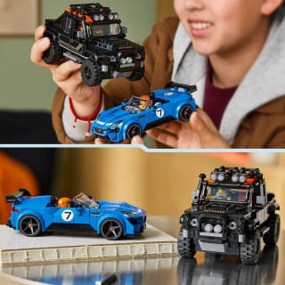 Shop the LEGO Speed Champions Jaguar Project 7 & Land Rover Defender (77264)