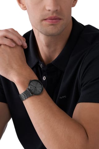 MICHAEL KORS reloj de cuarzo de acero (negro) por 75,90€ más en Oferta