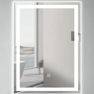 Espejo rectangular con luz LED Einnoe 37.5 x 52.5 cm por $197.22 en Mercado Libre
