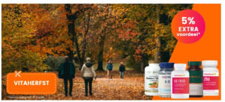 5% extra voordeel op vitamine C, D & zink en op Vitakruid bij Vitatheek