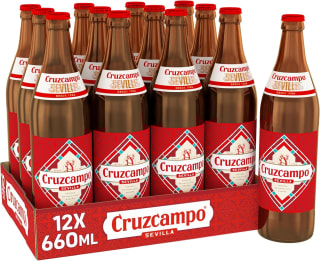 Cruzcampo Sevilla Lager Beer 12 x 660ml Bottle for £13.50 at Amazon