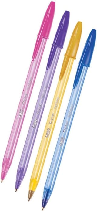 BIC Bolígrafo Cristal Fashion 1.2mm (paquete 10 piezas) por $20 en Amazon