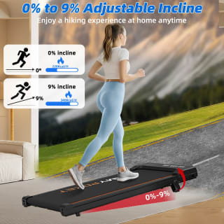 RAMYPOKET cinta de correr plegable (inclinación 9%) por 60,73€ en AliExpress