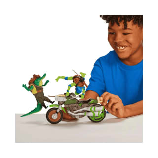 Vehículo TMNT Movie con figura por 9,60€