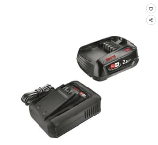 Pack Batterie 18V 2,5 Ah + chargeur AL 18V-44 - Bosch - POWER FOR ALL 18V à 54,99€