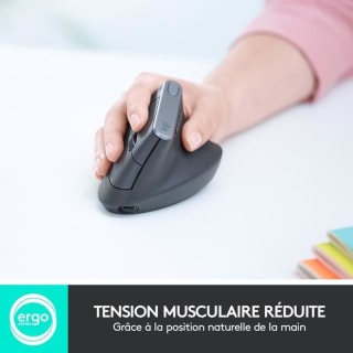 Logitech MX Vertical + tapis Série Studio pour 59,99€