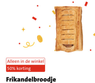 Frikandelbroodje voor €0,50 bij Jumbo