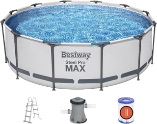 BESTWAY 56418 - Piscina Desmontable Steel Pro MAX 366 x 100 cm por 164,99€ en Amazon