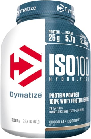 Dymatize ISO 100 Hydrolyzed 2264g por 59,79€ en Amazon