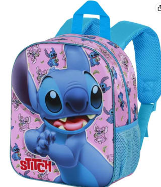 Disney Lilo y Stitch Surprise-Mochila 3D Elite, Azul, 25 x 30 cm, Capacidad 7 L 9.51€