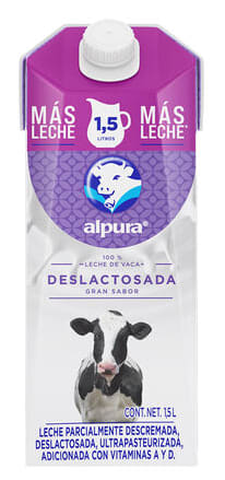Leche Alpura Deslactosada 1.5 L por $27 en Soriana
