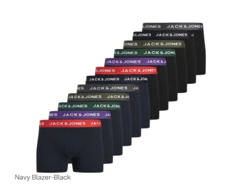 Jack & Jones 12-pack boxer trunks solid multi voor €29,95 bij Ibood