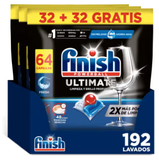 Finish Powerball Ultimate 192 Pastillas para Lavavajillas por 23.82€