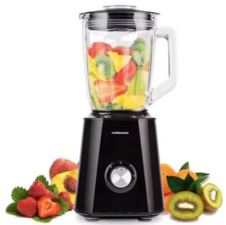 Mellerware Batidora vaso eléctrica 1500W. Jarra cristal 1,5L, 6 cuchillas por 30,46€