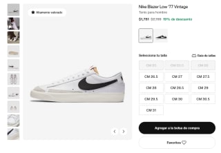 Tenis Nike Blazer Low '77 Vintage por $1,313