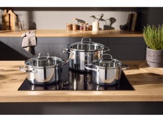 SILVERCREST Batería de cocina acero inoxidable 3 piezas por 29,99€ en Lidl