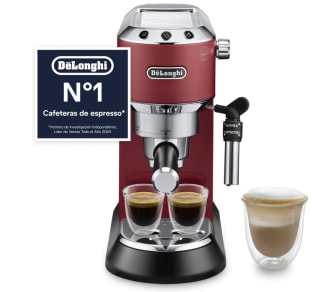 Cafetera express De'Longhi Dedica EC685.R, 1300 W, 15 bar por 111€