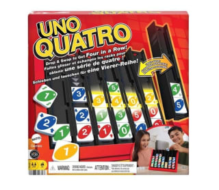 Mattel Games Uno Cuatro Juego de Mesa por 10€.