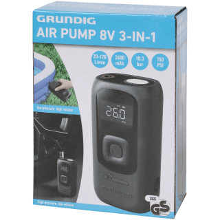 Grundig draadloze 3-in-1 luchtpomp voor €16,77 bij Action