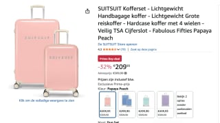 SUITSUIT Kofferset voor €209,93 met Amazon prime