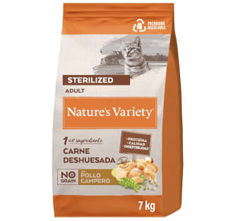 Nature's Variety No Grain pienso para gatos esterilizados con pollo 7kg por 36,09€