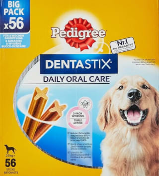 Pedigree Dentastix Dagelijkse Gebitsverzorging Multipack (56 Stuks) voor €9,69