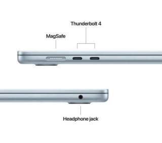 APPLE MacBook Air 15" (2025) - M4, 512 GB SSD, Sky Blue for £989.97 at Currys
