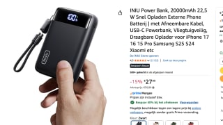 INIU Power Bank 20.000mAh voor €16,79 bij Amazon
