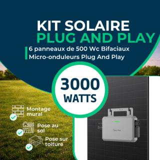 Kit Solaire Plug And Play Hoymiles Hiflow JA Solar 500 à 799,90€