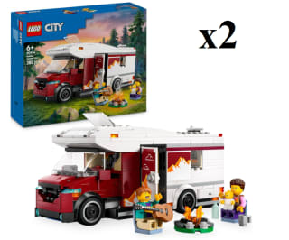 2 Unidades de LEGO City Autocaravana Aventurera de Vacaciones por 35.96€