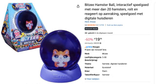 Bitzee Digital Pet Hamster Bal voor €19,99 bij AMazon