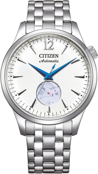 Citizen Mens Automatic Open Heart Silver Watch NH9131 Amazon Deal for £157.85