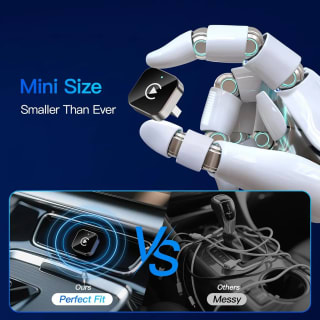 Adaptateur CarPlay sans fil (USB‑A / USB‑C) pour 15,39€ chez AliExpress