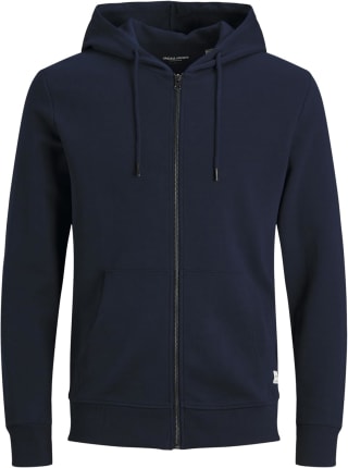 JACK & JONES Jjebasic Sweat Zip Hood Noos hoodie voor €20,36 bij Amazon