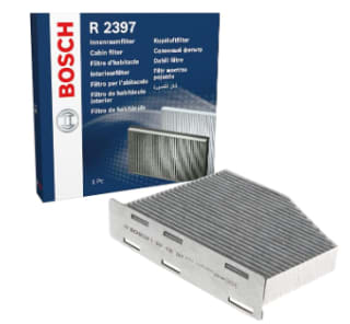 Filtre d'habitacle Bosch R2397 à charbon actif de remplacement à 11,93€