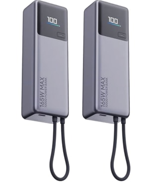 2x Xiaomi 165 W Powerbank (10.000 mAh) voor €49,55