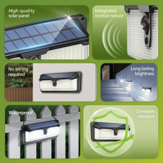 Philips Solar Motion Sensor Outdoor Light (258 LEDs) for £10.99 at Amazon