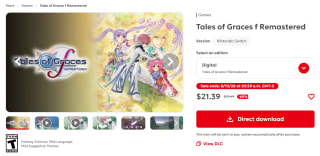 Tales of Graces f Remastered por $263 | Nintendo Canadá