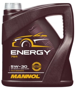 Huile moteur Mannol ENERGY 5W-30 5 Litres à 14,50€