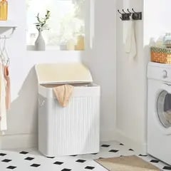 SONGMICS bamboe Wasmand 100 L voor €9,99 bij Joybuy