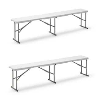 Pack 2 Bancos Plegables KITGARDEN por 21€