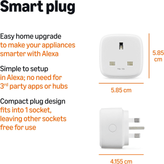 Amazon Basics Single Outlet Wi‑Fi Smart Plug for £2.72 at Amazon