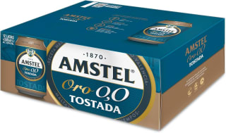 Amstel Oro 00 Cerveza Tostada Sin Alcohol (Pack 12 x 33 cl) por 6€