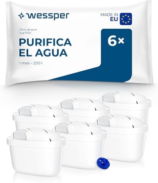 Wessper filtro de agua (pack de 6) por solo 20,19€