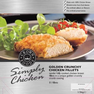 Simply Chicken Golden Crunchy Chicken Fillets, 1.76kg for £8.79 at Costco