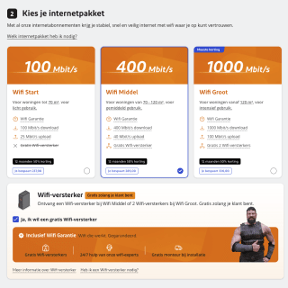 50% korting op een 1 jaar contract op tv en internet complete bij Ziggo